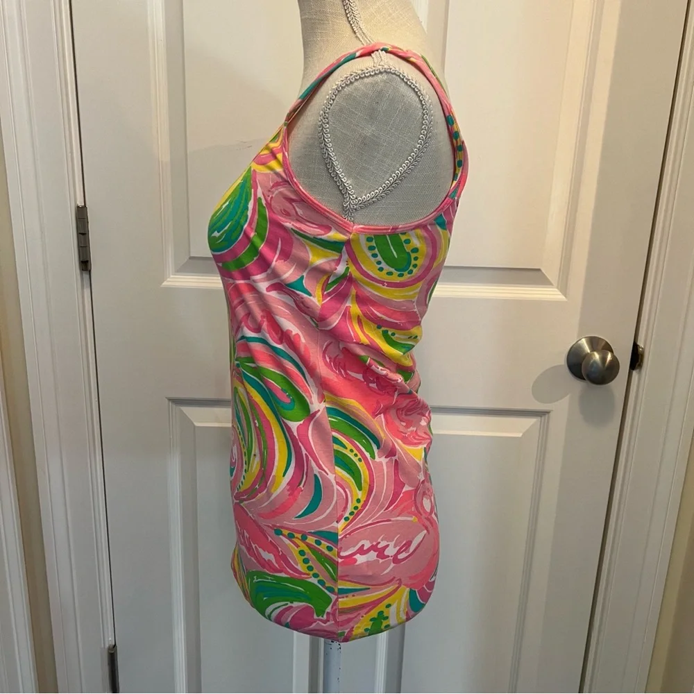 NEW LILLY PULITZER TABBIE TANK IN MULTI ALL-NIGHTER - Picture 9 of 12